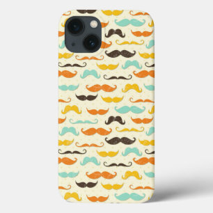 Moustache pattern 3 iPhone 13 case
