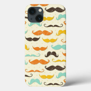 Moustache pattern 3 iPhone 13 case