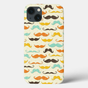 Moustache pattern 3 iPhone 13 case