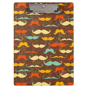 Moustache pattern clipboard