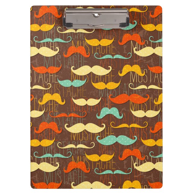 Moustache pattern clipboard (Front)