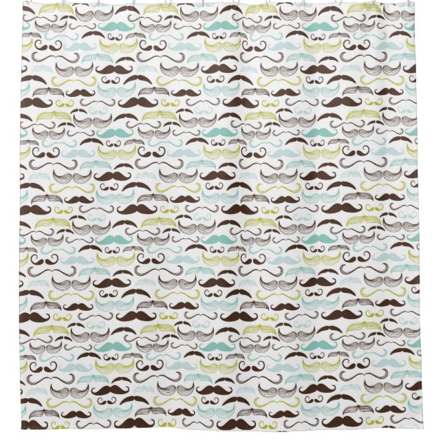 Moustache pattern, retro style 2 (Front)