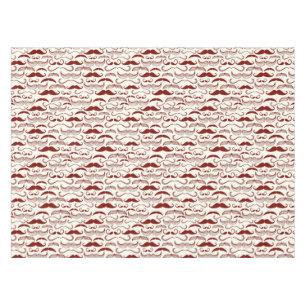 Moustache pattern, retro style 3 tablecloth