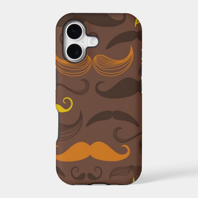 Moustache pattern, retro style 5 (Back)