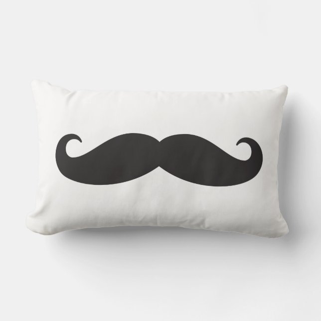 Moustache Pillow (Front)