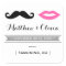 Moustache & Pink Lips Wedding Favour Stickers