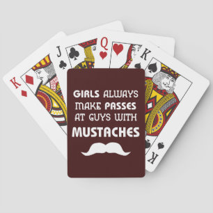 Moustache Playing Cards
