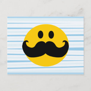 Moustache Postcard