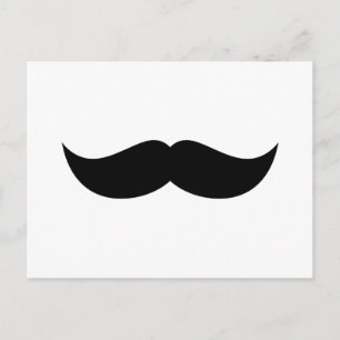 Moustache Postcard