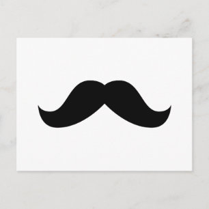 Moustache Postcard