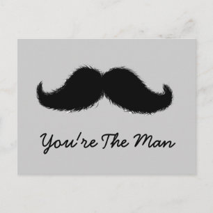 Moustache Postcard