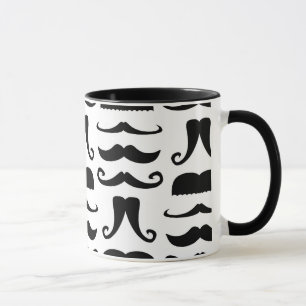 Moustache Print Mug