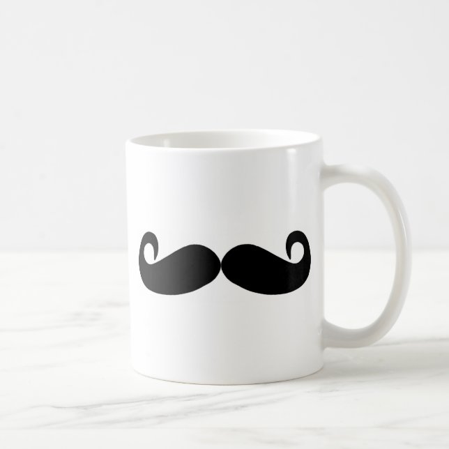 moustache quick create coffee mug (Right)
