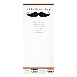 Moustache Rack Card