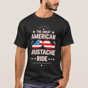 Moustache Rides Presents T-Shirt