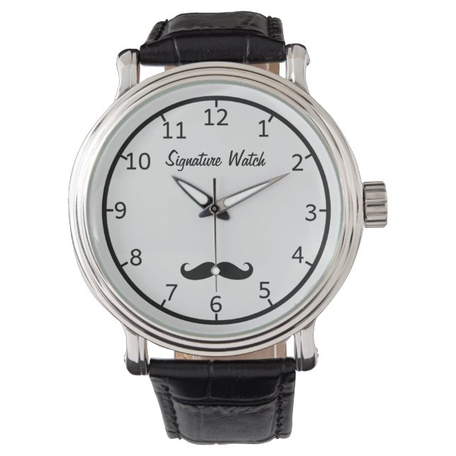 Moustache Signature Watch (Front)