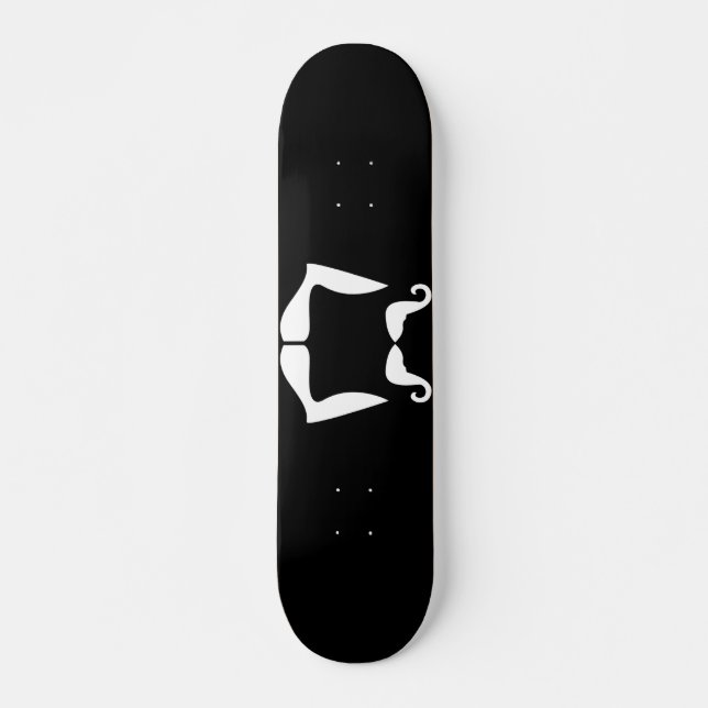 Moustache Skateboard (Front)