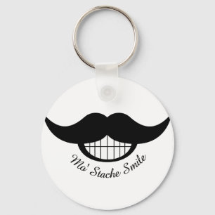 Moustache Smile Keychain