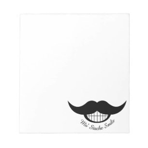 Moustache Smile Notepad