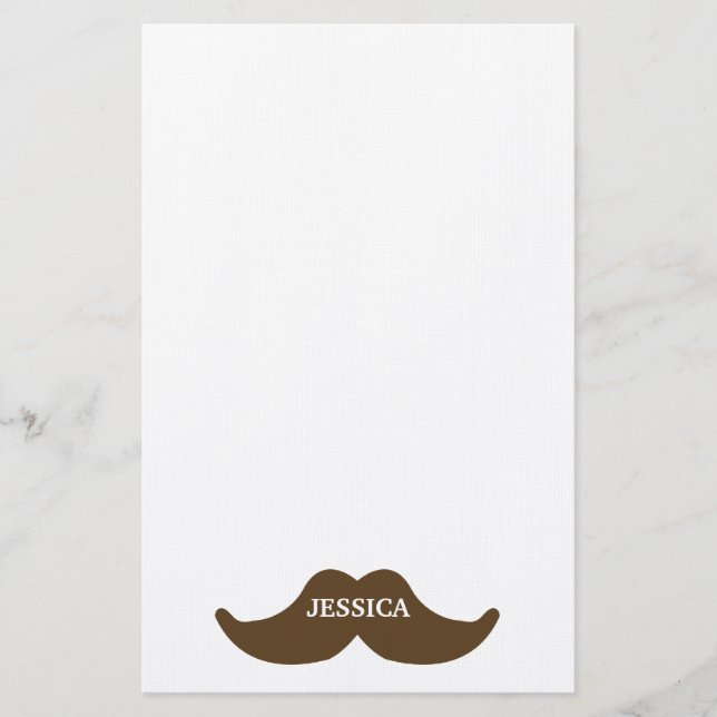 Moustache Stationery (Front)