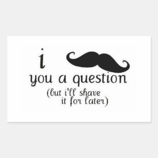 Moustache Sticker