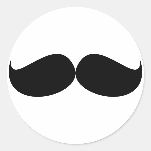 Moustache Sticker (Front)