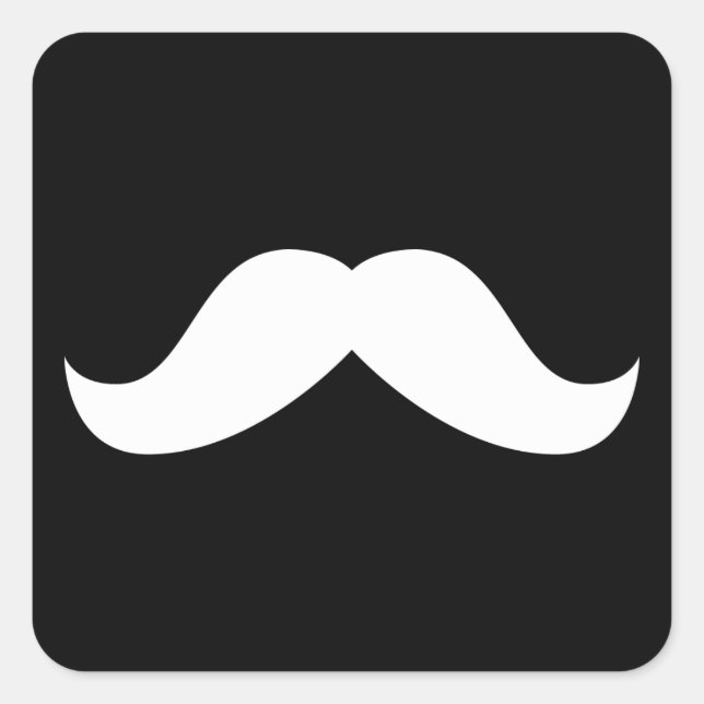 Moustache Sticker (Front)