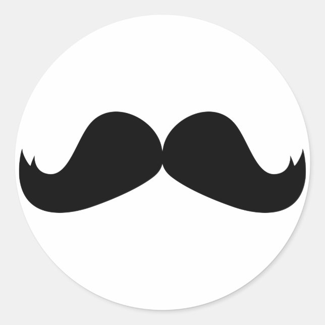 Moustache Sticker (Front)
