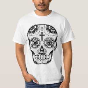 Moustache sugar skull T-Shirt