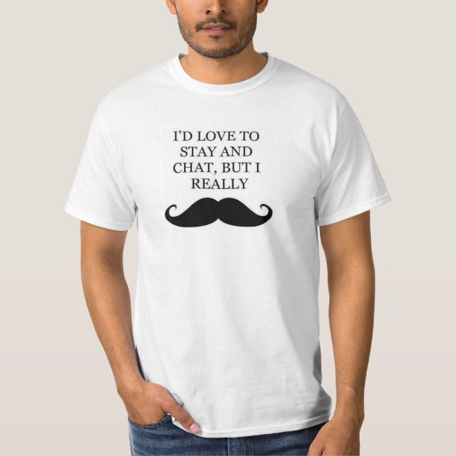 Moustache T-Shirt (Front)