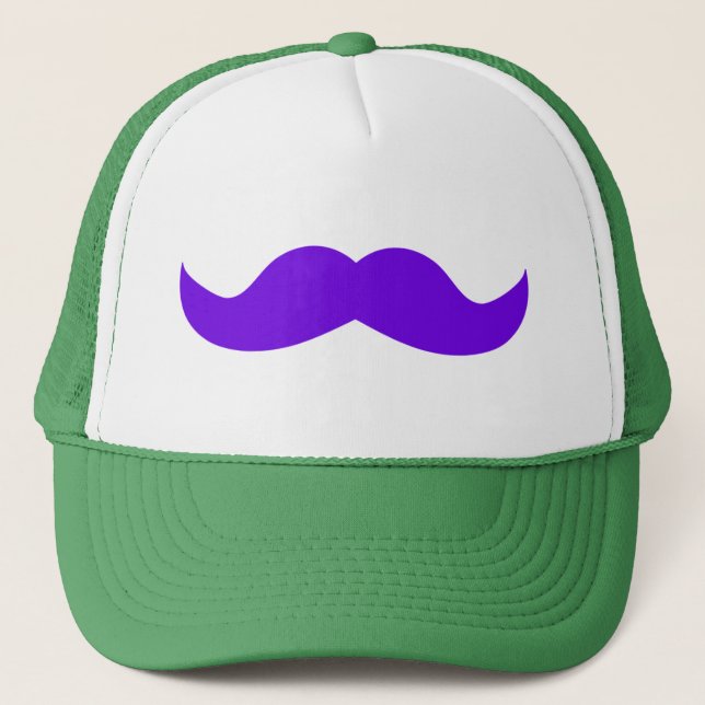 Moustache Trucker Hat (Front)