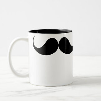 Moustache Two-Tone Coffee Mug