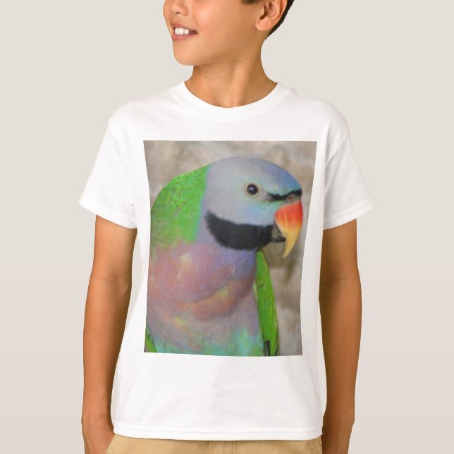 Moustached Parakeet T-Shirt (Front)