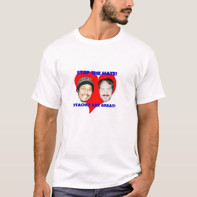 Moustaches are Great T-Shirt (Front)