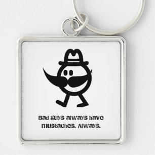 Moustaches Keychain