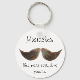 Moustaches Keychain
