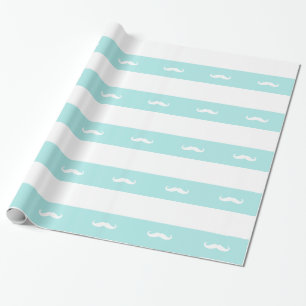 Moustaches Wrapping Paper