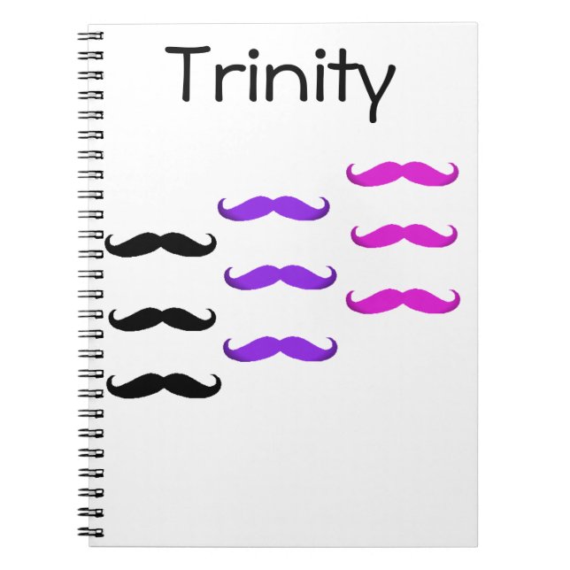moustache'stache notebook (Front)