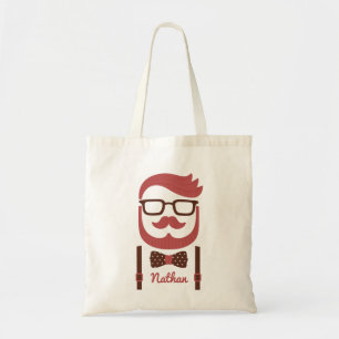 Moustachu Monsieur et Sac Cabas Papillon