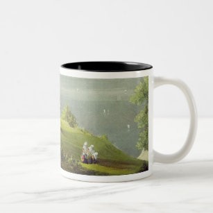 Mouth of the Seine, from 'Views on the Seine', eng Two-Tone Coffee Mug