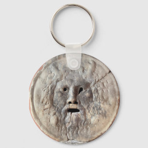 Mouth of Truth - La Bocca della Verità, Rome Italy Keychain
