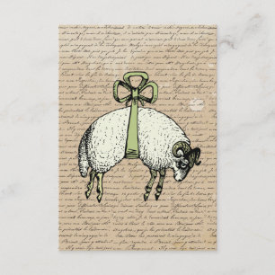 Moutons au joli nœud  ~ Invitations