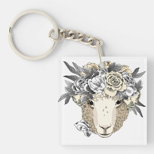 Moutons floraux de halo (Devant)
