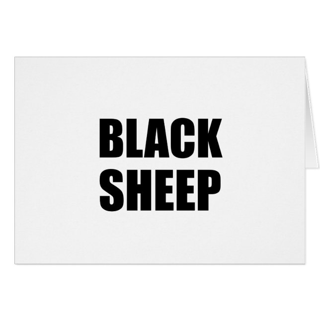 Moutons noirs (Devant horizontal)