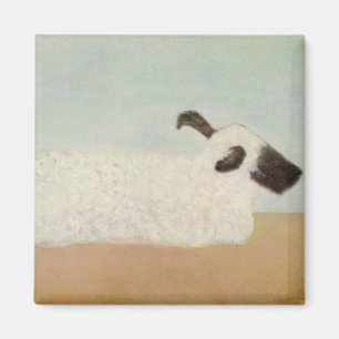 Moutons (par Milton Avery) Magnet
