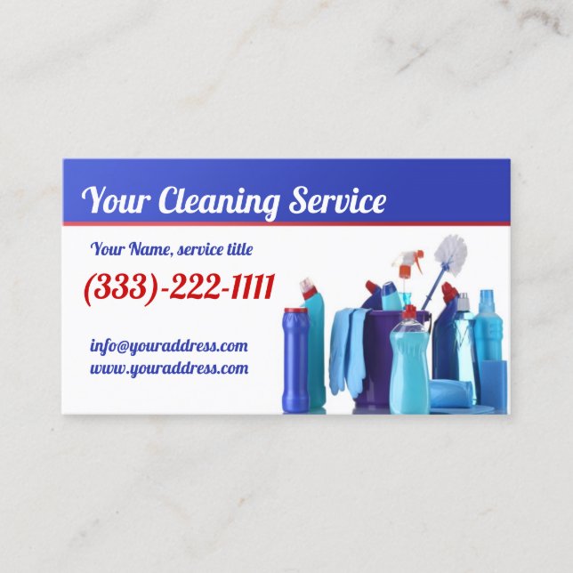 Move-In and Move-Out Cleaning Professionals Business Card (Front)