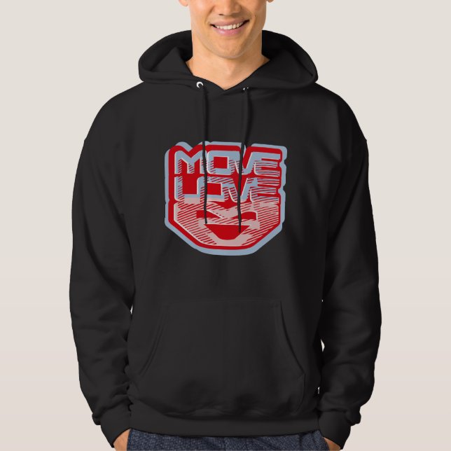 MOVE LOVE HEART BY MASANSER PIXELAT HOODIE (Front)