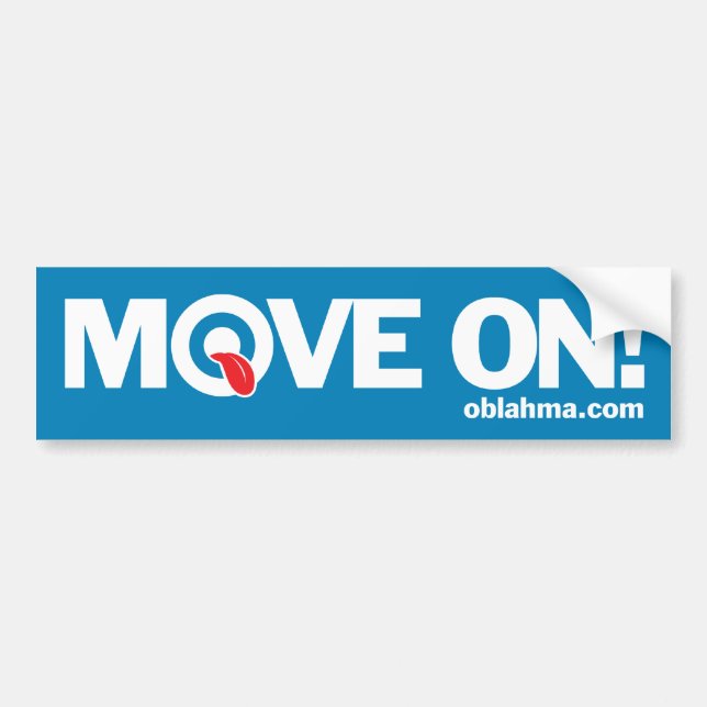 MOVE ON! BUMPER STICKER (Front)
