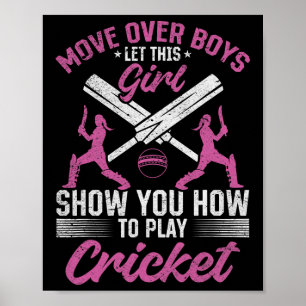 Move Over Boys Let This Girl Show You How To Play  Poster
