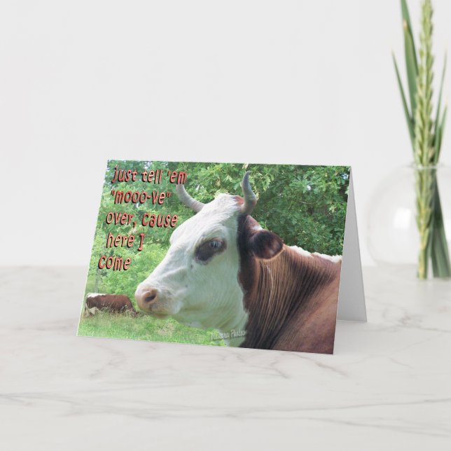 Move Over-Queenie Says Card (Front)